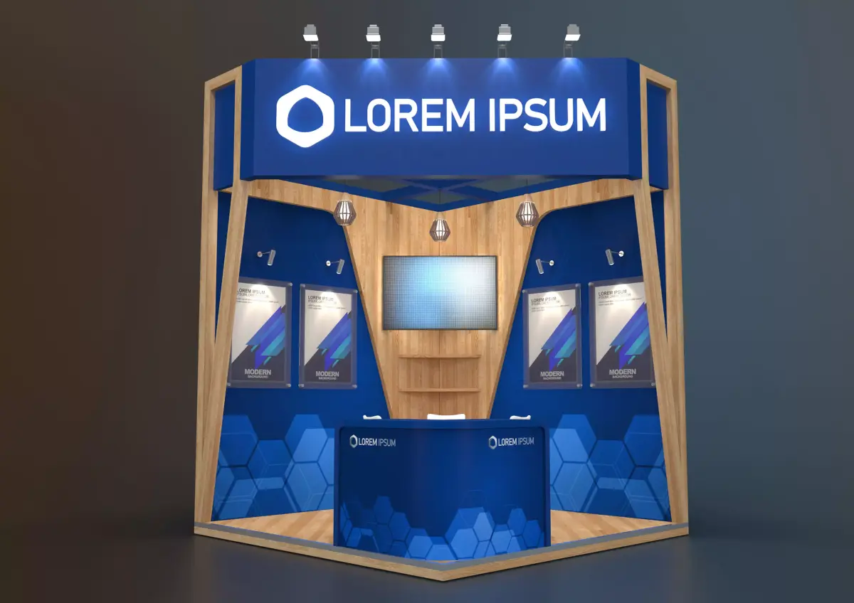 EXHIBITION STAND RPD 9 sqm 3D model