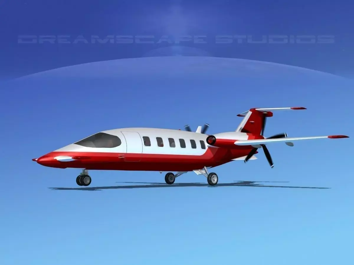 Piaggio Avanti P180 V20 3D model