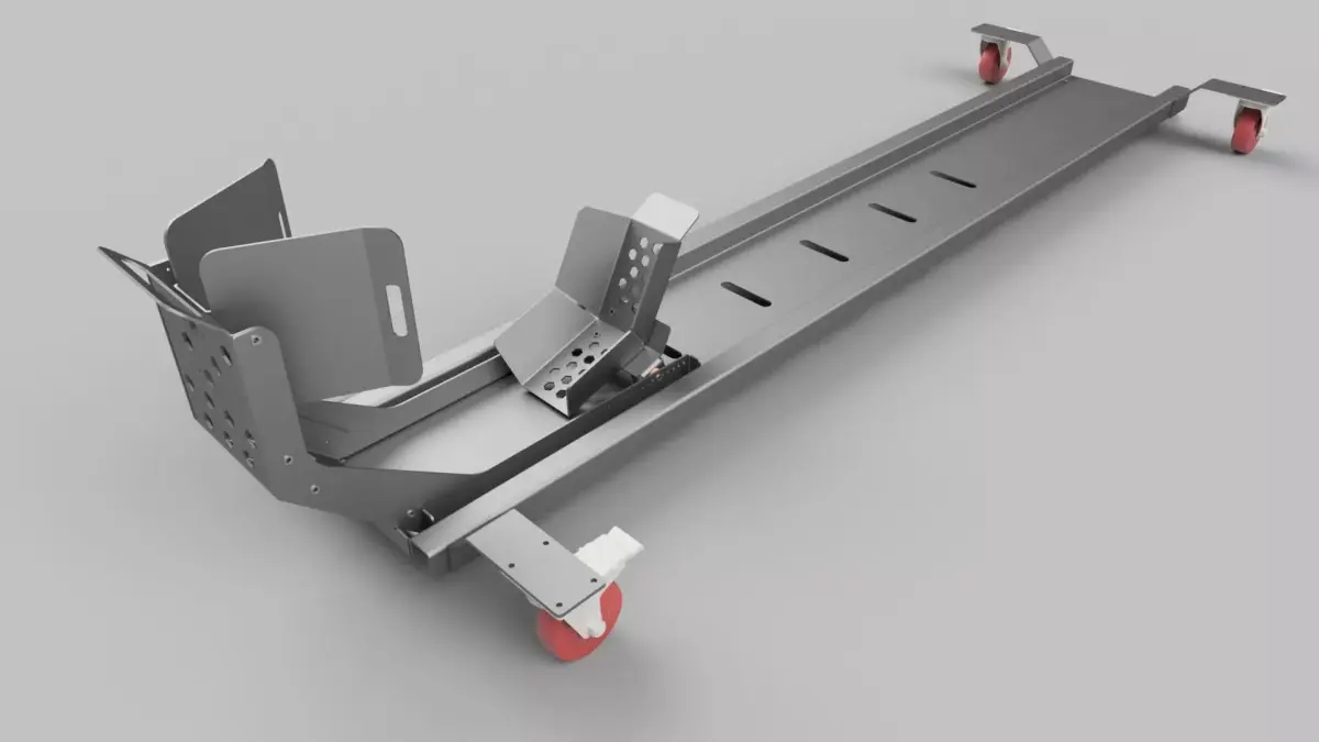 Motorcycle Dolly Plans  - Motorbike Mover - Full BOM 2D 3D 3D model