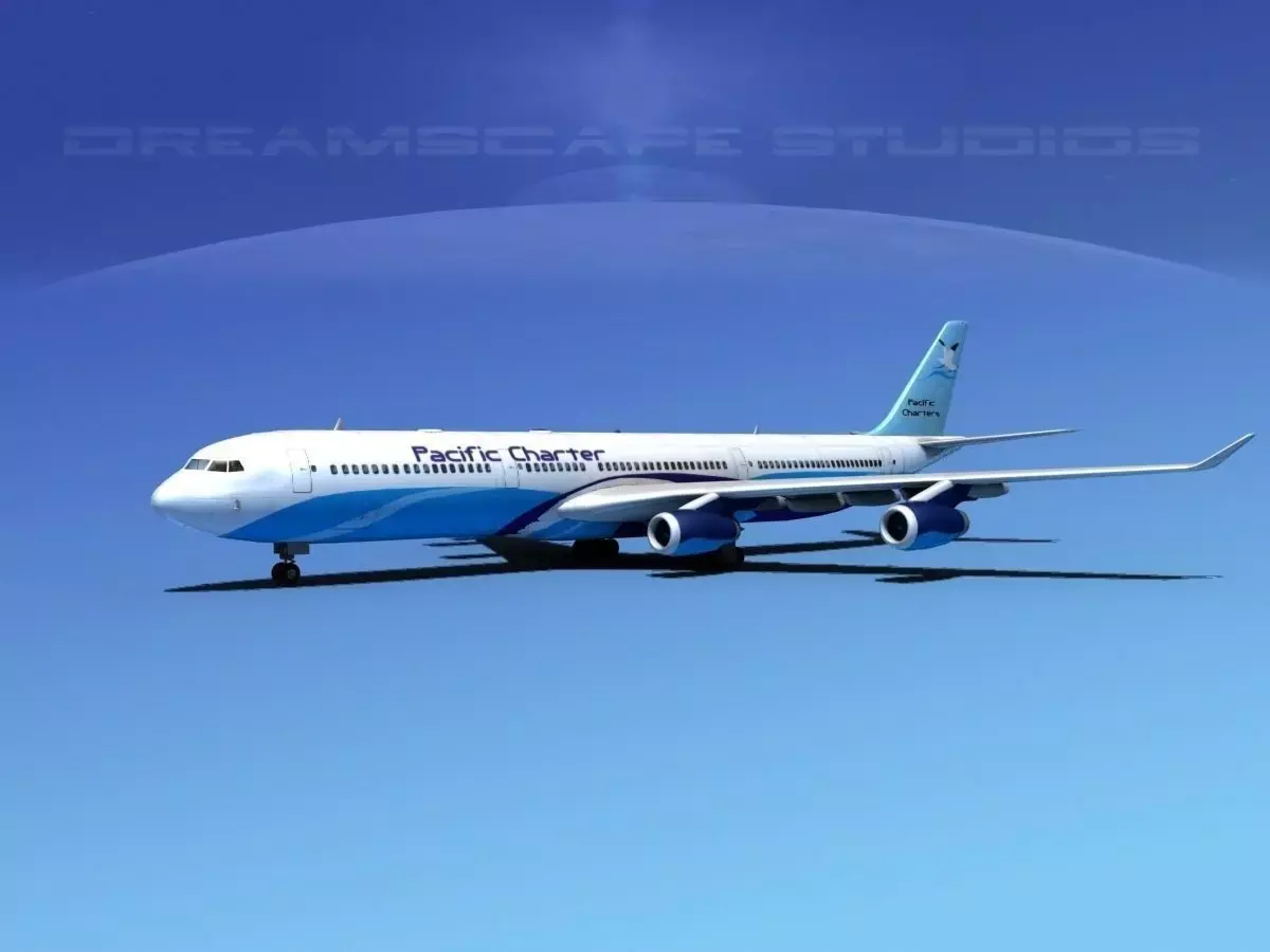 Airbus A340-600 Pacific Charter 3D model