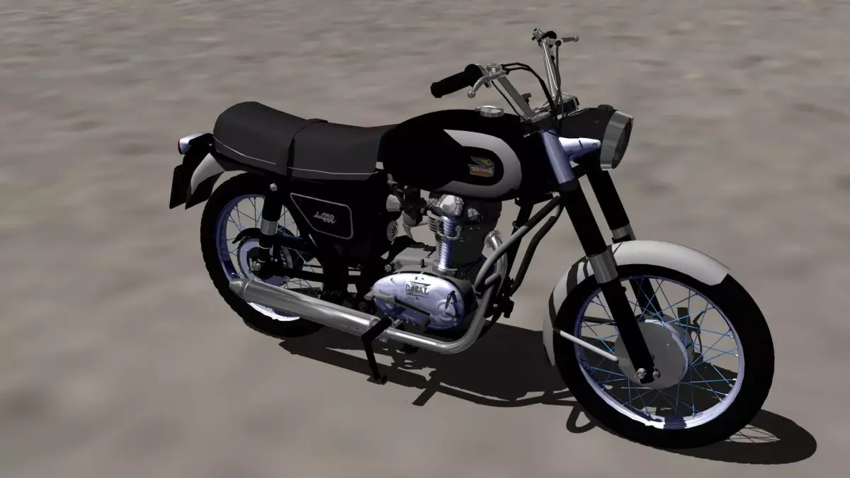 DUCATI 250 De Luxe 3D model