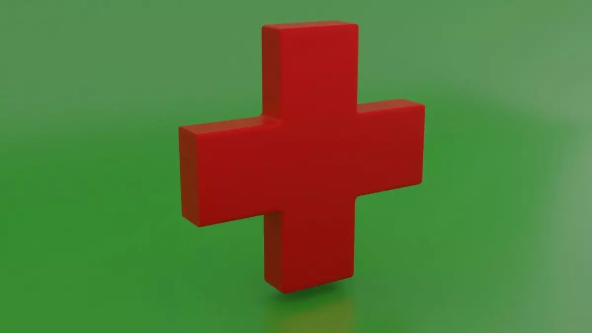 Medical Icon Low-poly 3D model