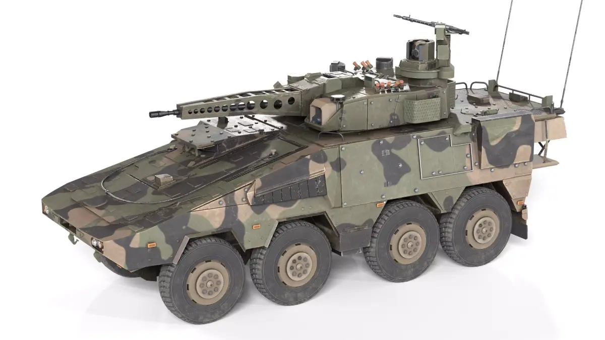 Boxer CRV Armoured Fighting Vehicle Low-poly 3D model