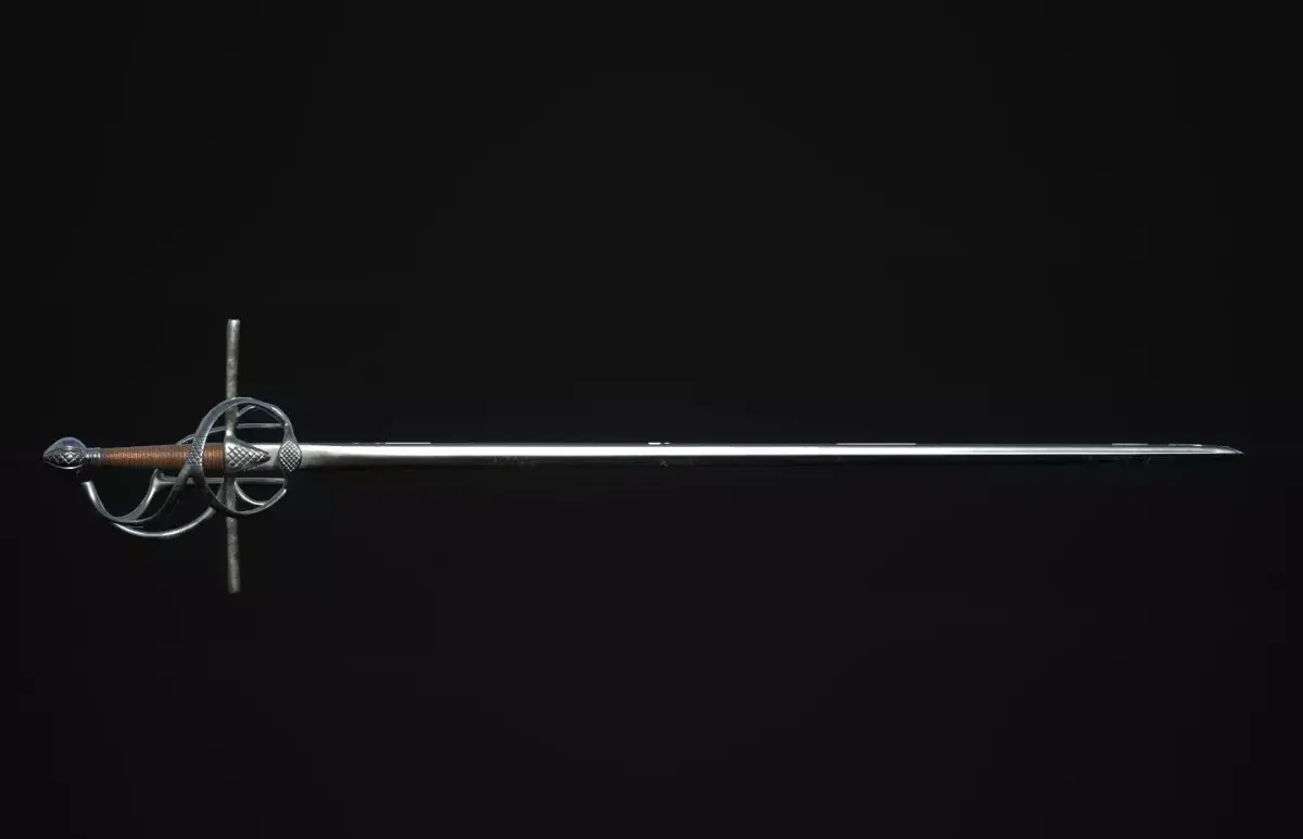 Rapier sword Low-poly 3D model buy