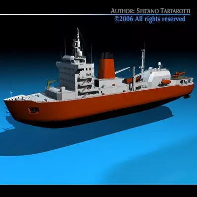 Icebreaker ship 3D model