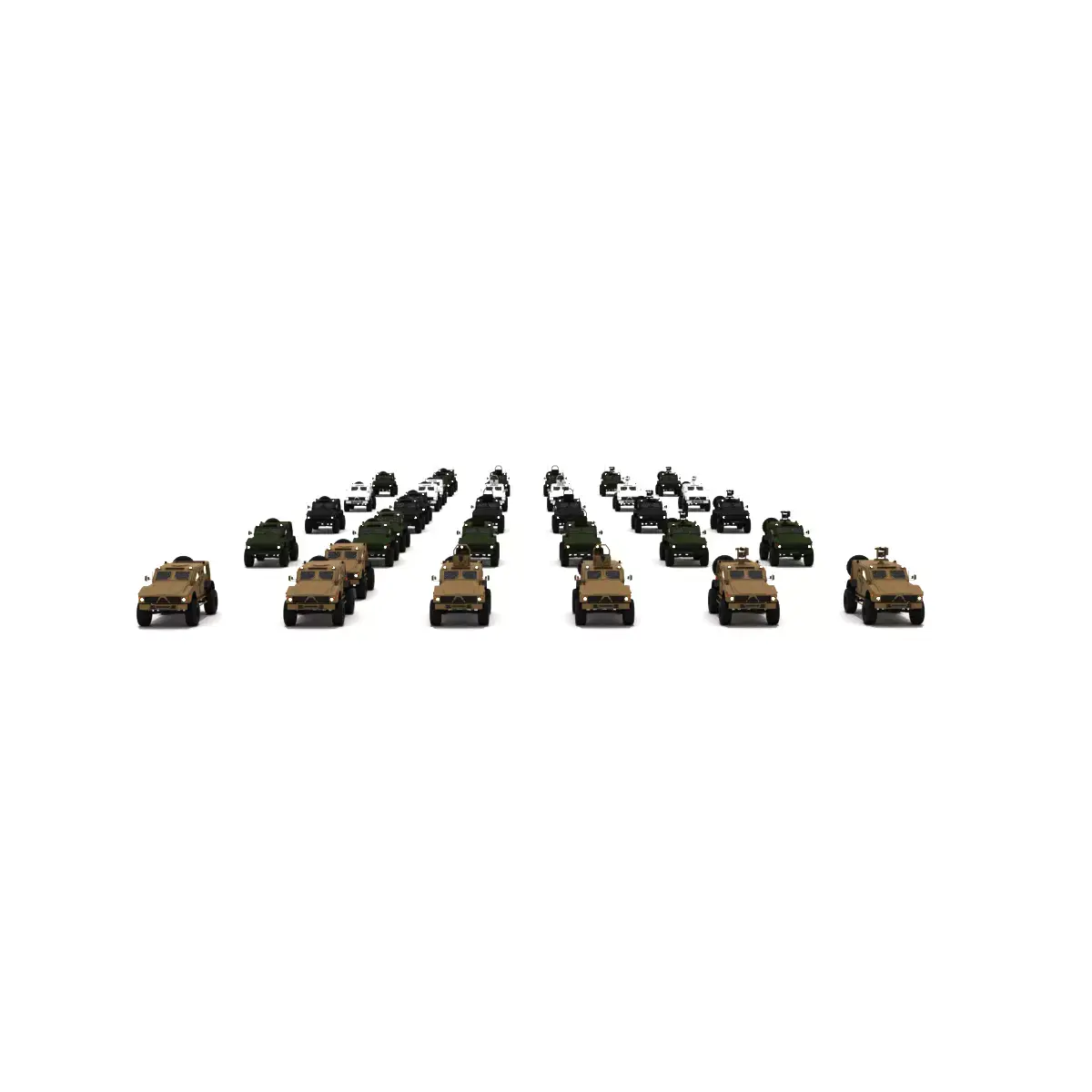 M-ATV Hunter Armored Vehicle  3D model