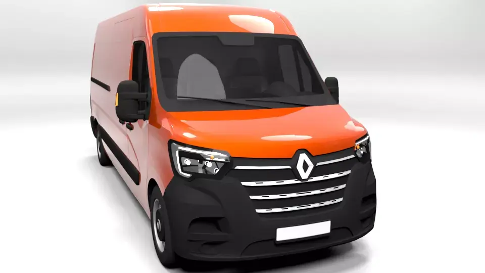RENAULT MASTER L 2020 Low-poly 3D model