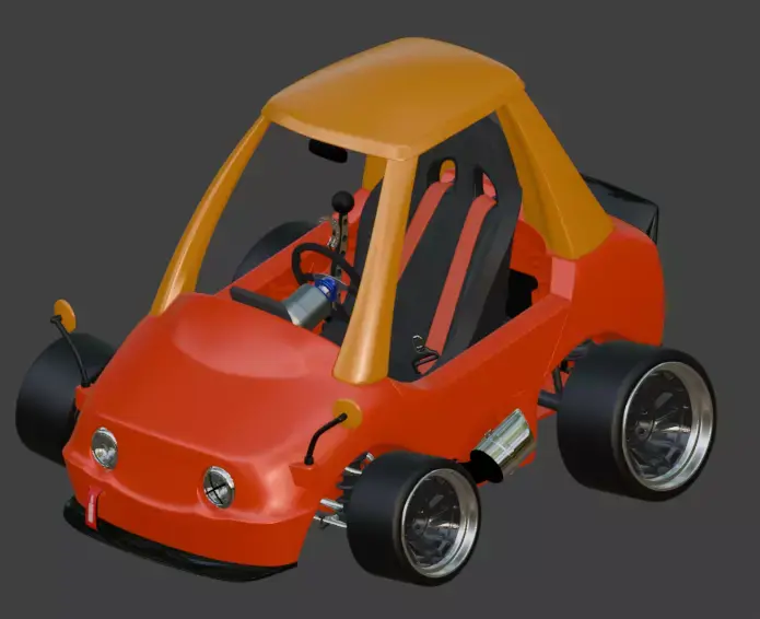Mini Go-Kart  3D model