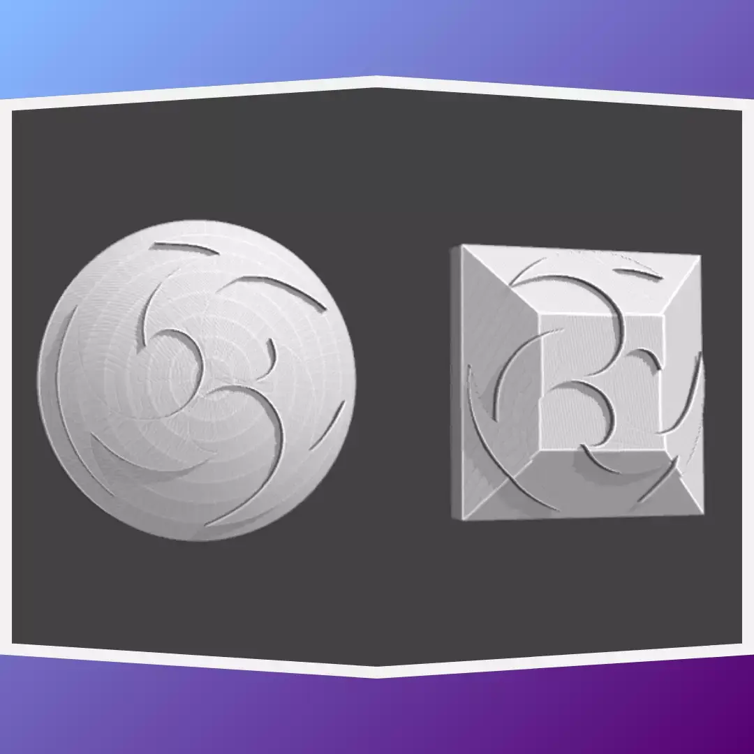 Electro element - Vision rune 3D print model