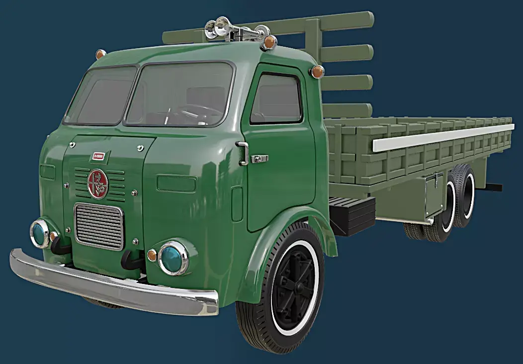 Classic Brazilian truck 3D print model purchase