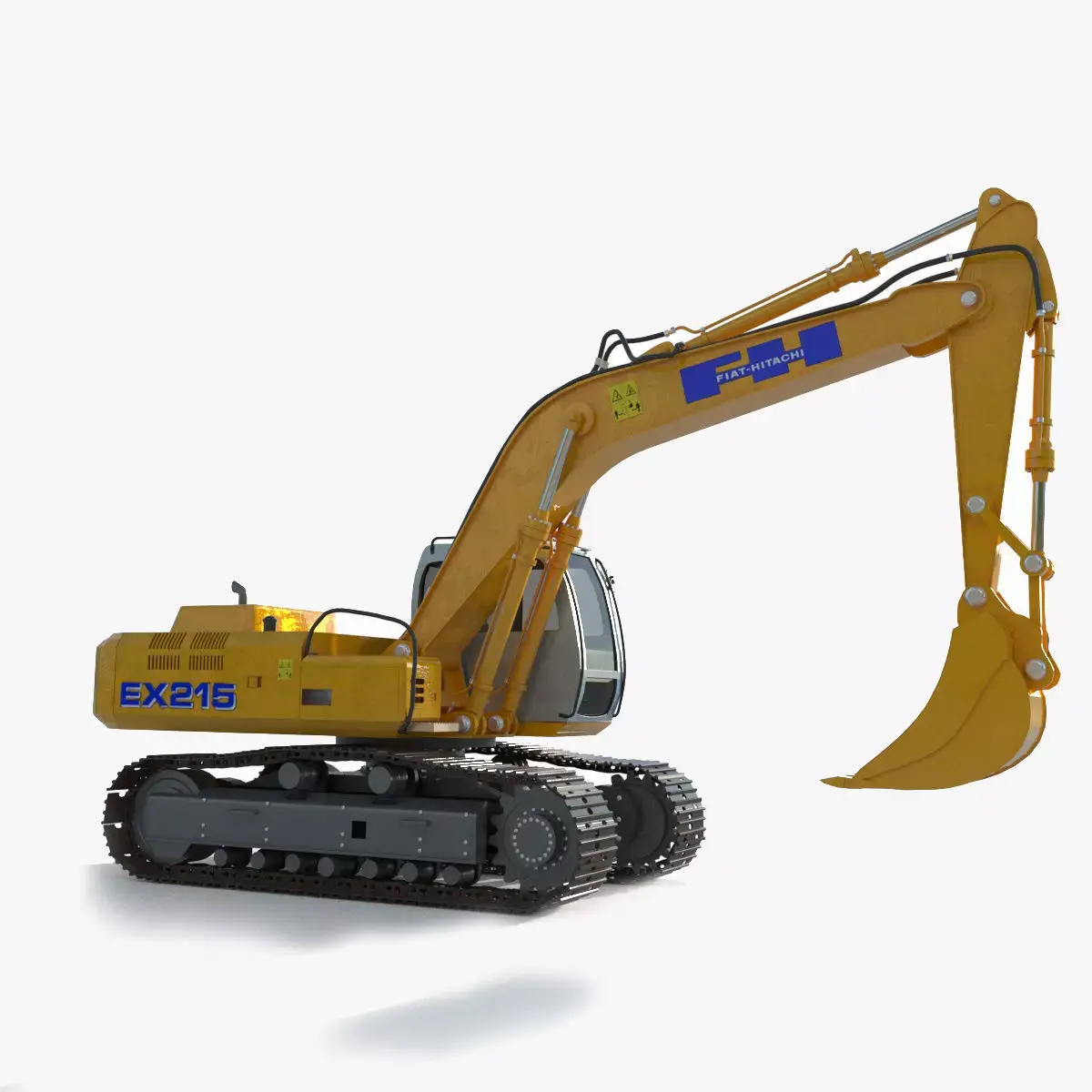 Fiat Hitachi Fh 200 Digger 3D model