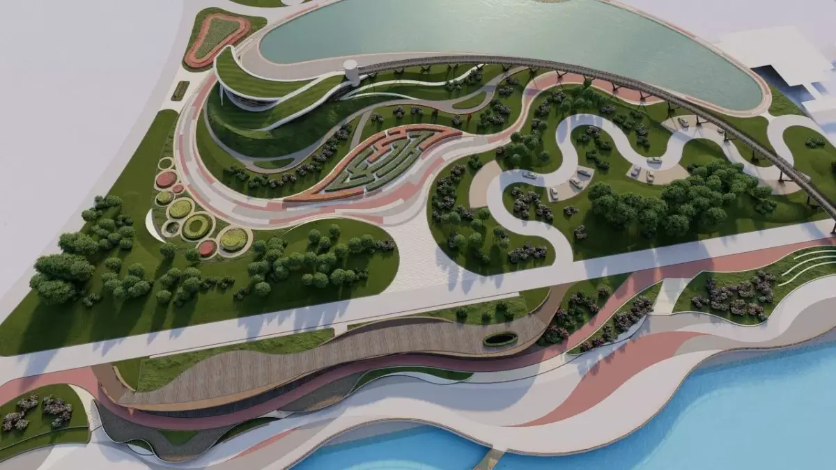Master park-public park-Private Park Landscape 3D model get