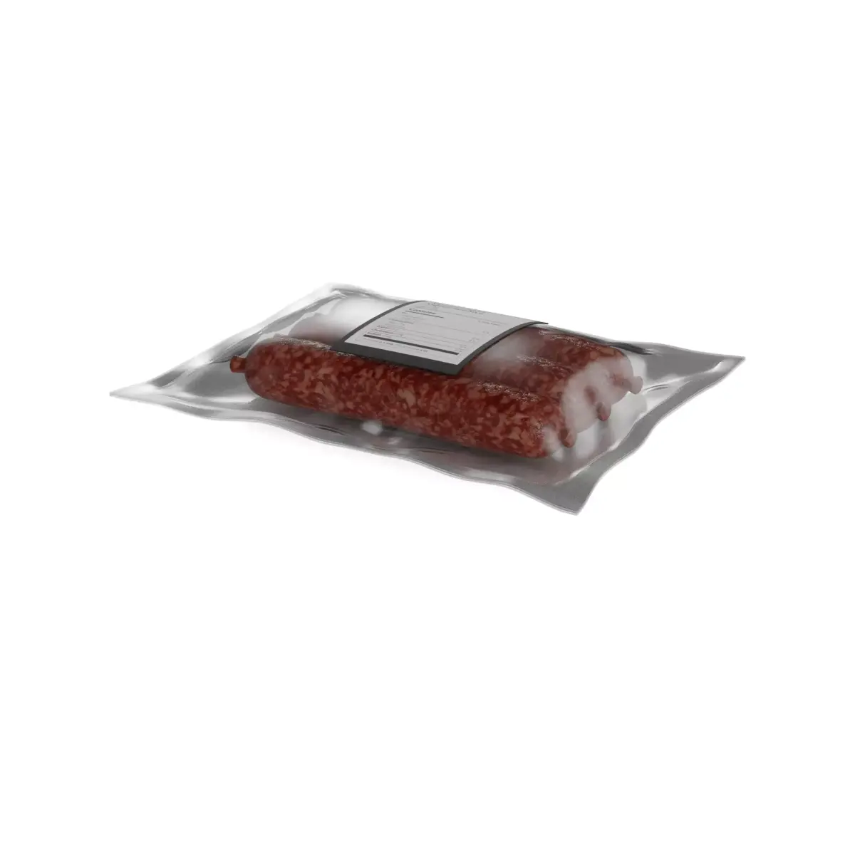 Meat snacks and cabanossi Garlic Sausage 3D model