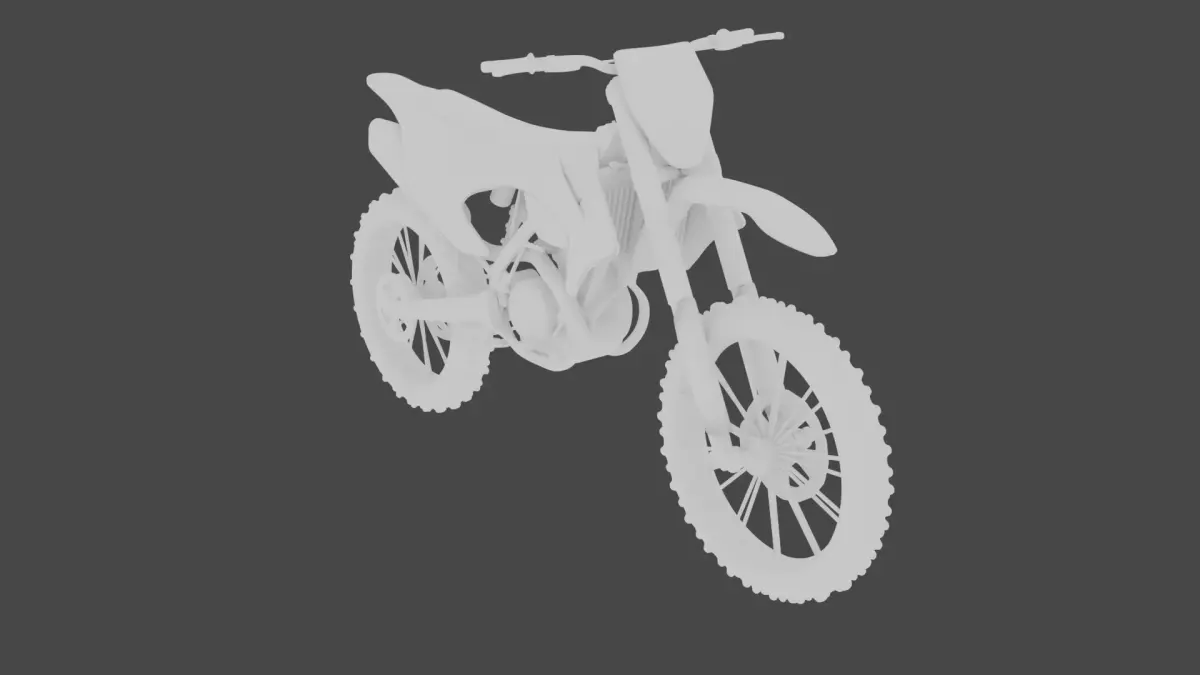 Dirt bike 3D model