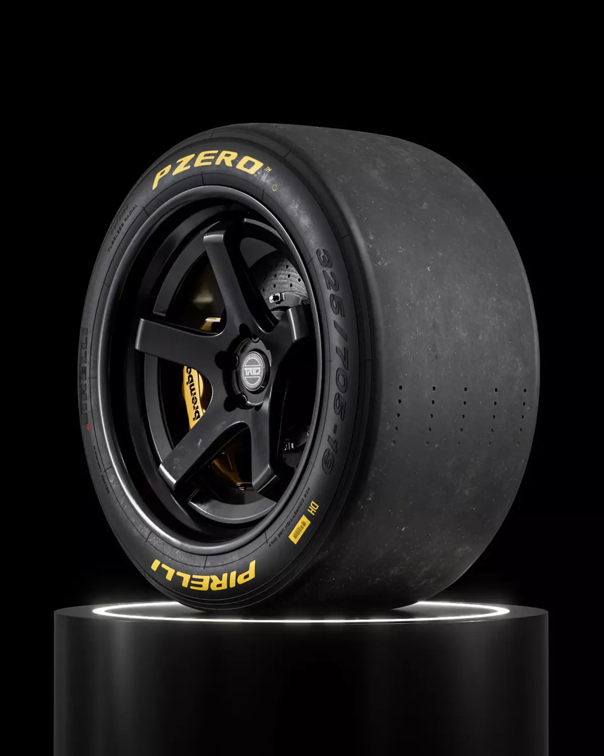 Pirelli DH Slick Circuit 325 705 R19 3D model