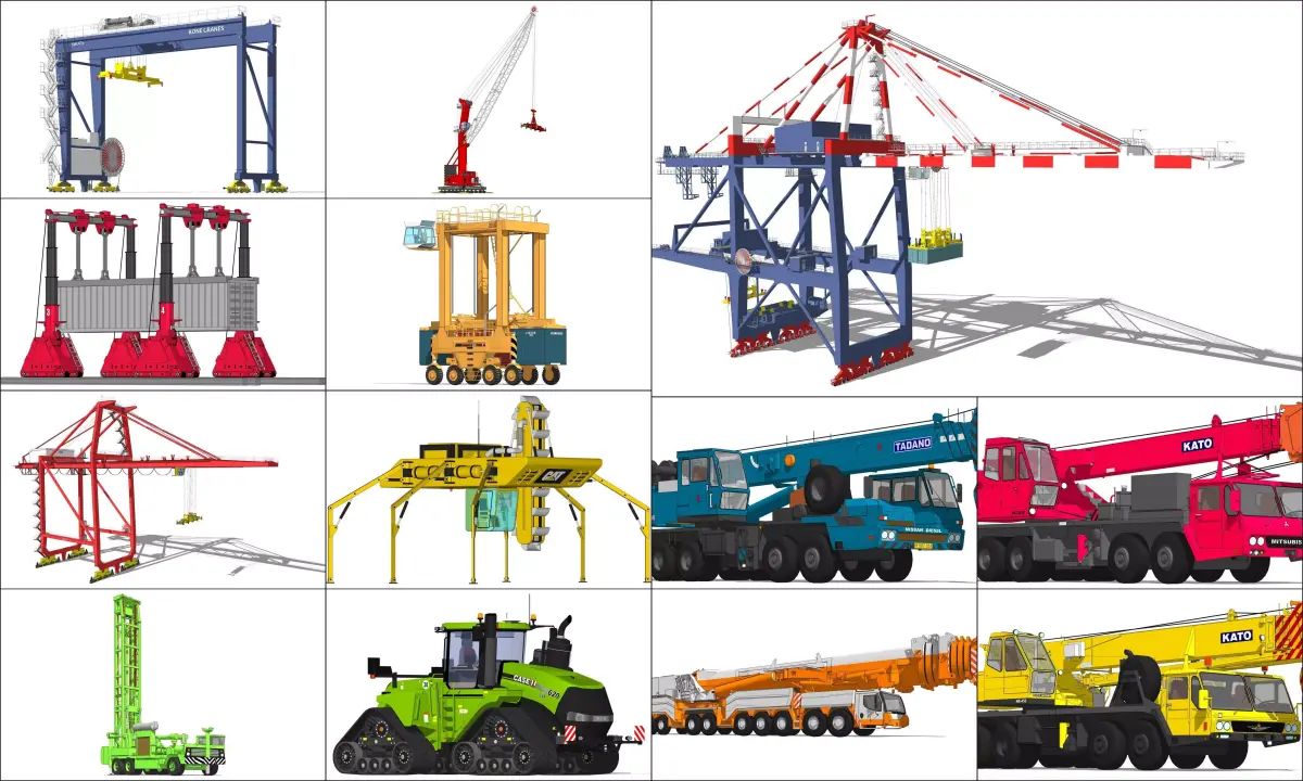 Pack 13 Industrial 3D model