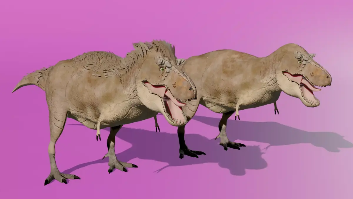 Tirannosaurus Rex scientifically reconstructed 3D model