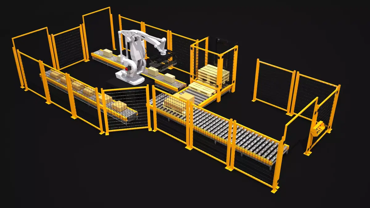 Palletising Cell 3D model