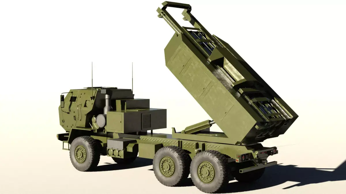 M142 HIMARS MLRS  3D model