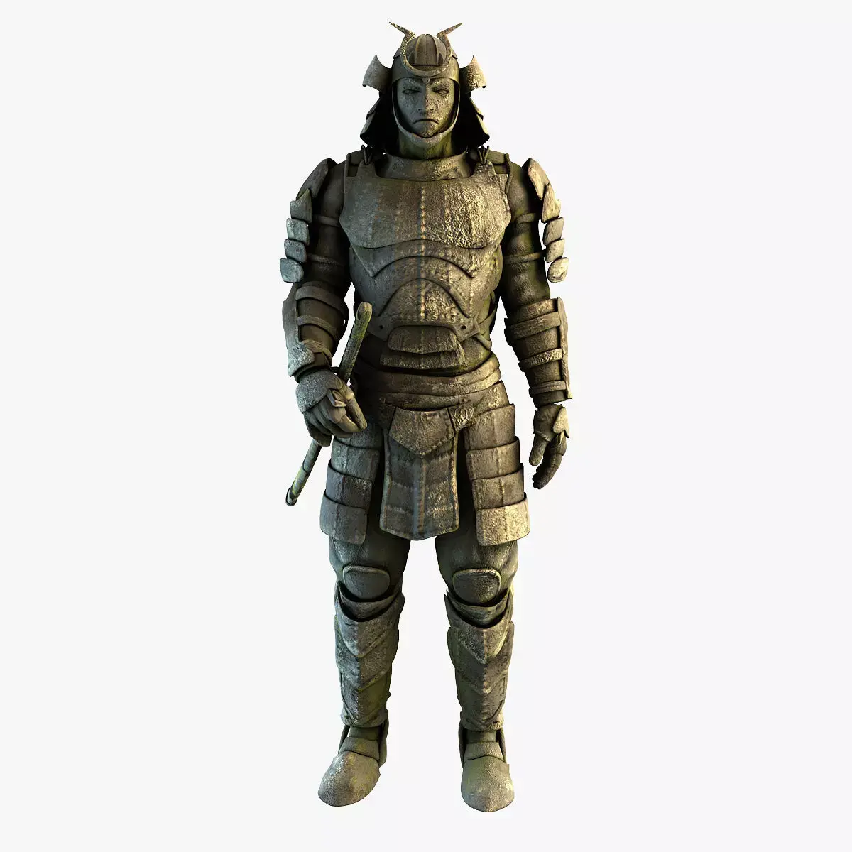 Statue of a Samurai 3D model