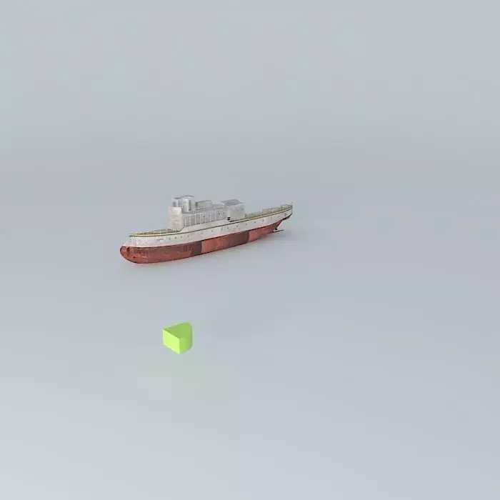 Kaiserliche Marine Kanonenboot SMS AfrikaFULL INTERIOR  part ... Free 3D model