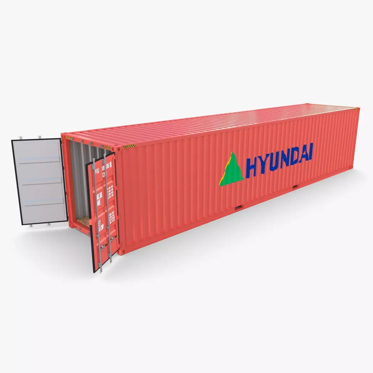 40ft Shipping Container Hyundai 3D model