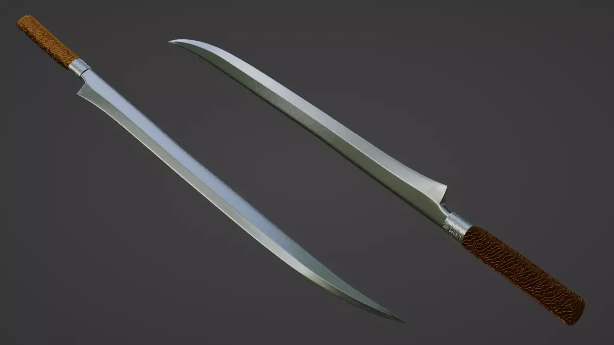 Sword - Flyssa Sword Low-poly 3D model