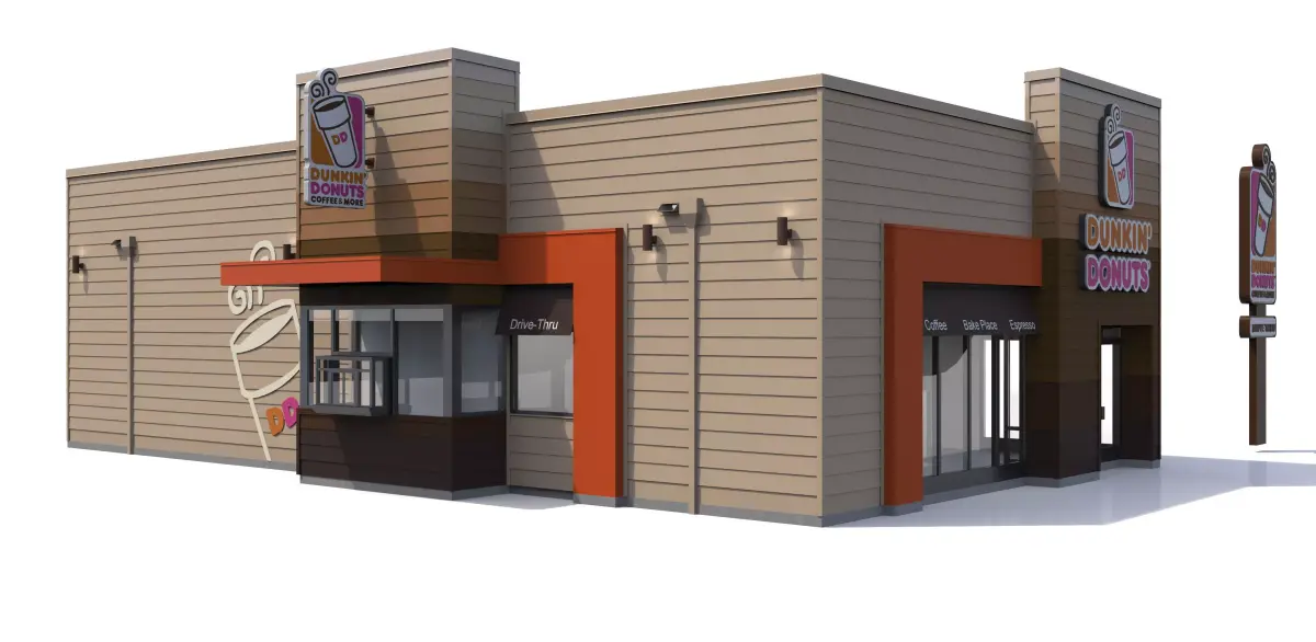 Dunkin Donuts 3D model