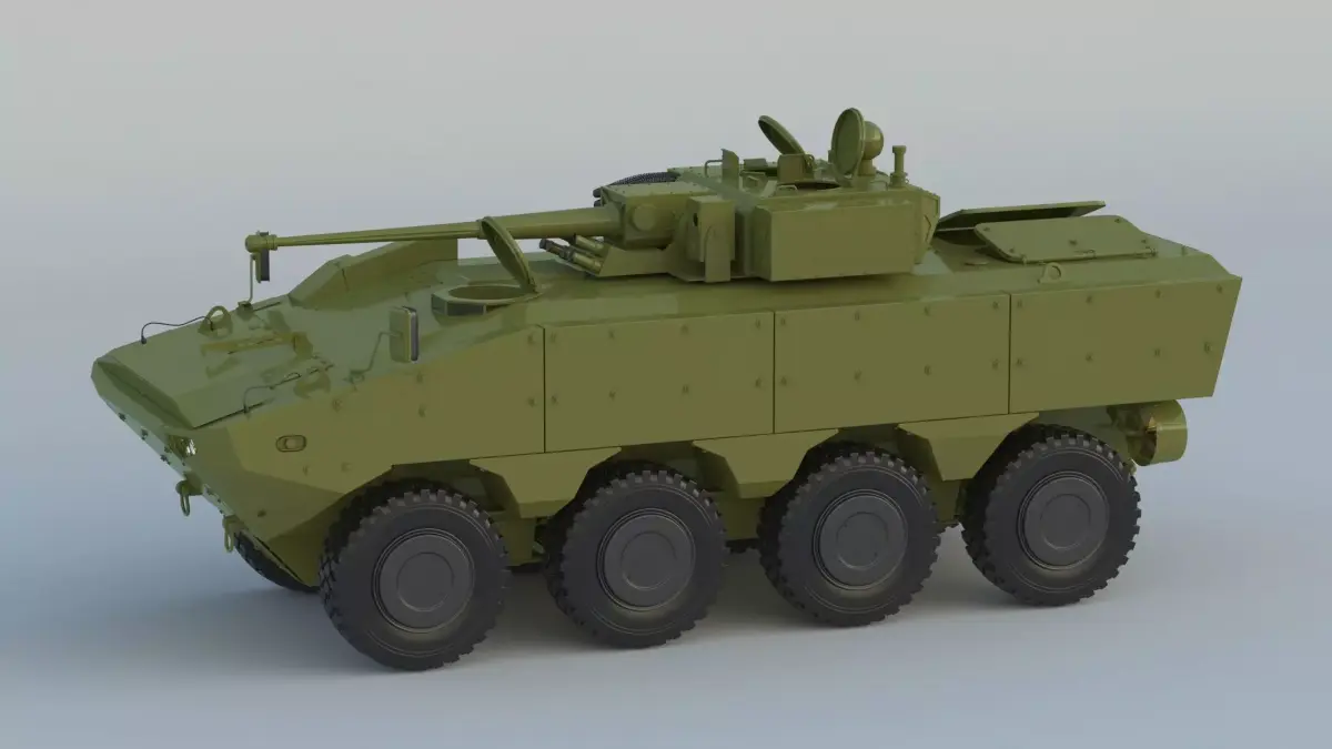 Iveco SuperAV 8x8 Armored Vehicle 3D model