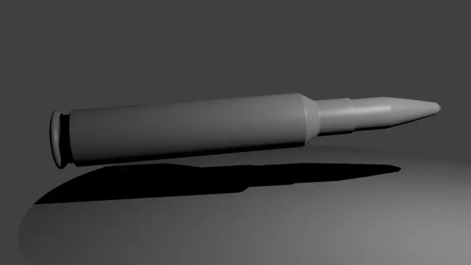 Awesome bullet 100 free Free low-poly 3D model