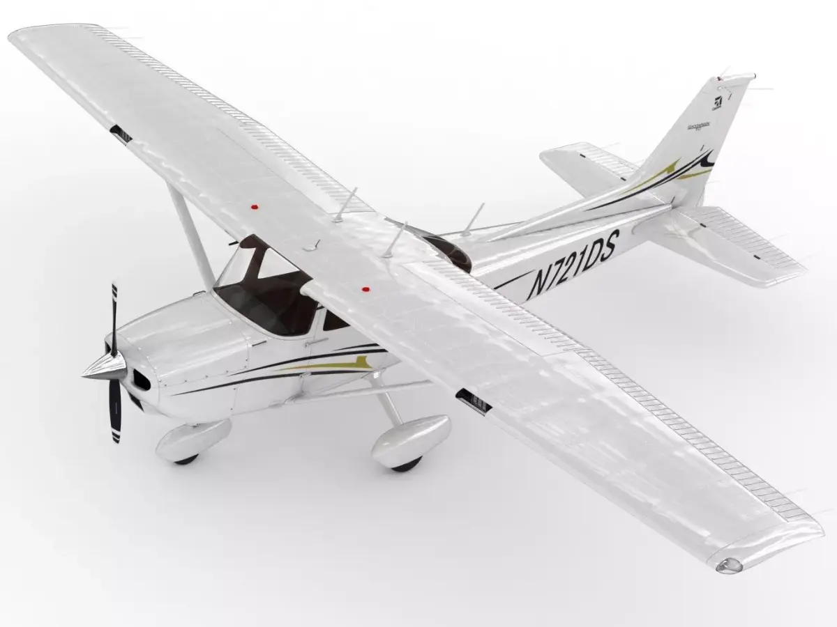 Cessna 172 Skyhawk 3D model purchase