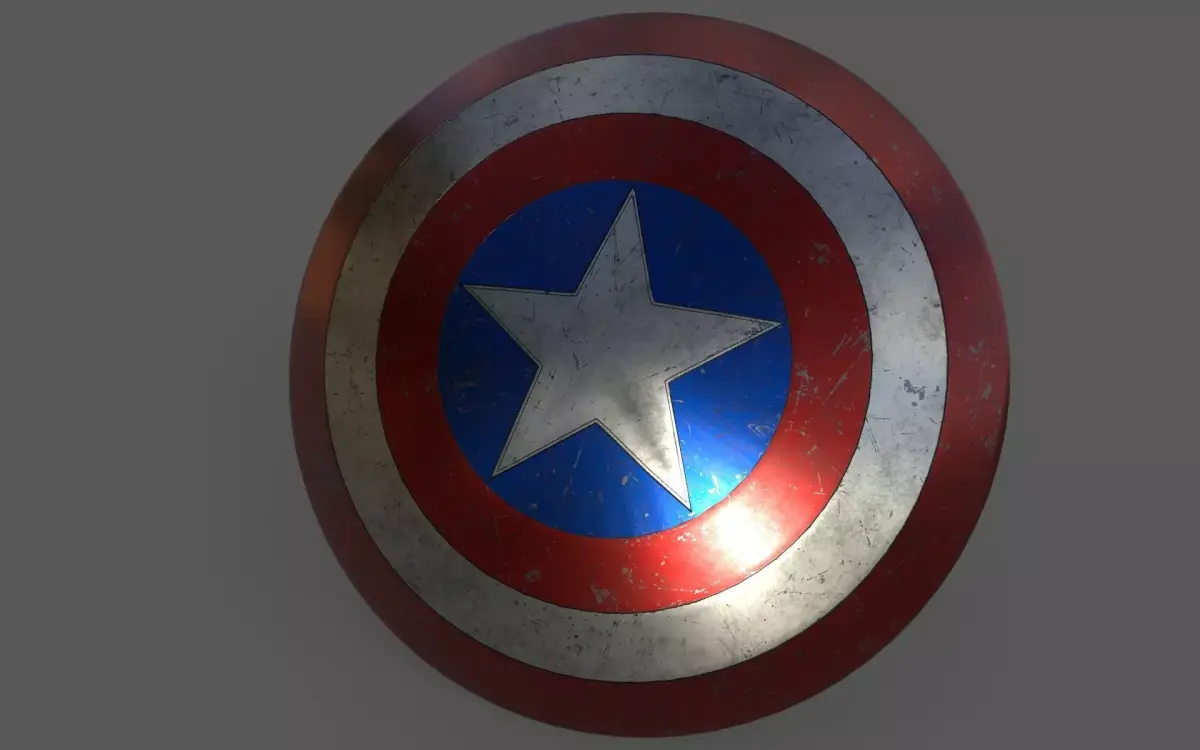 Captain America Shield  3D model