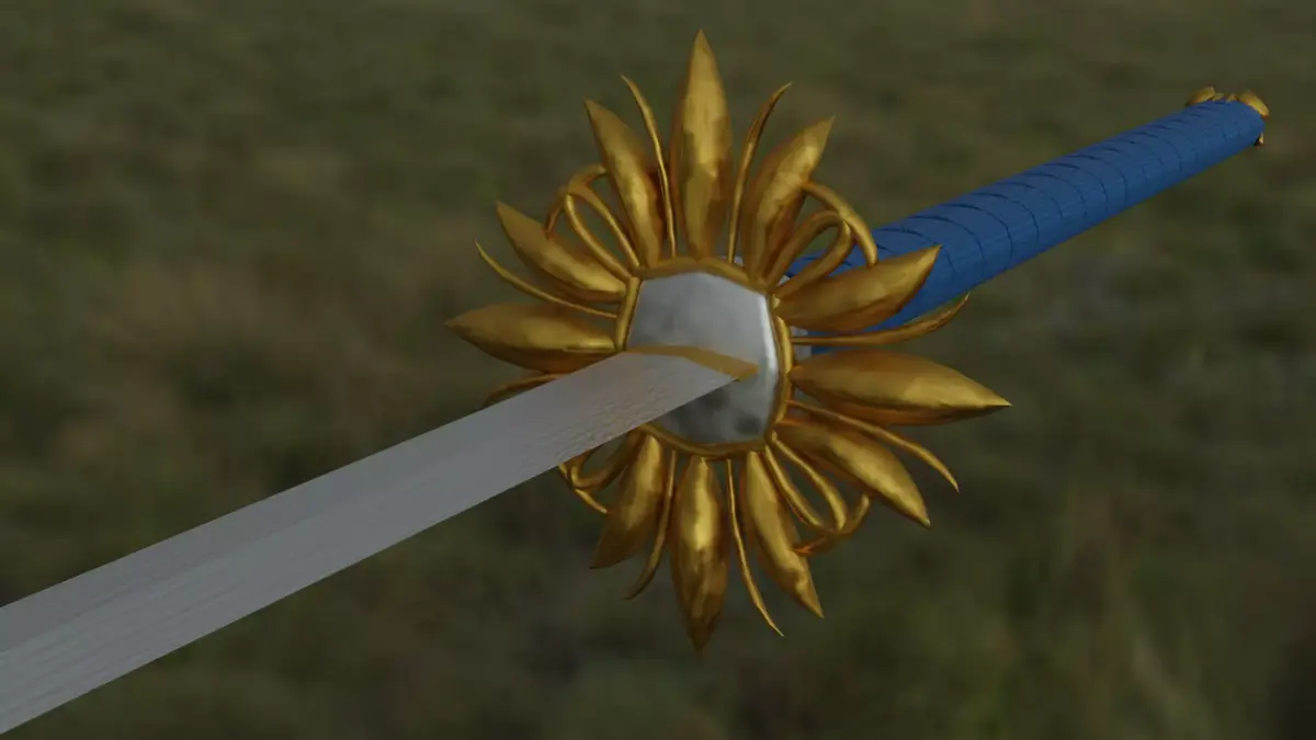 Kai Dai Ken  Odachi Model Low-poly 3D model