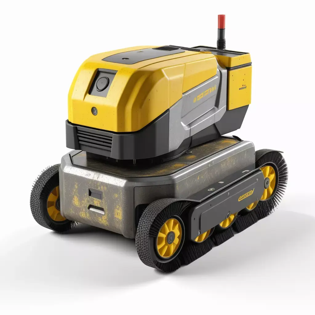 Industrial Autonomous Sweeper Robot 3D model