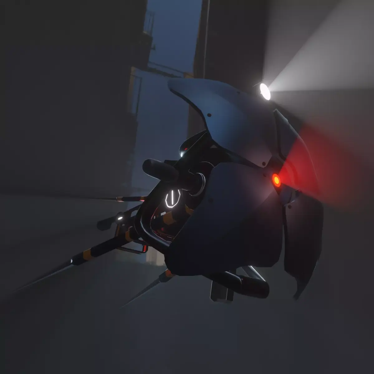 Half-Life 2 Combine Drone Low-poly 3D model