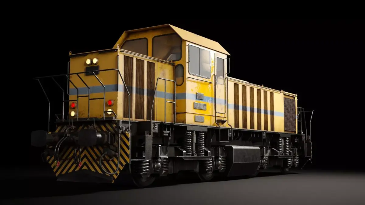 DHS131 locomotive 3D model