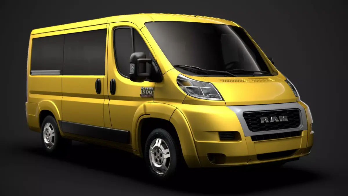 Ram Promaster Window Van 1500 LR 118WB 2020 3D model
