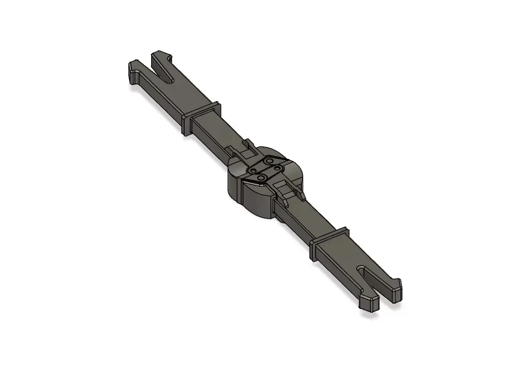 OO HO Model Railway Coach and Wagon Connectors Buckeye 3D print model