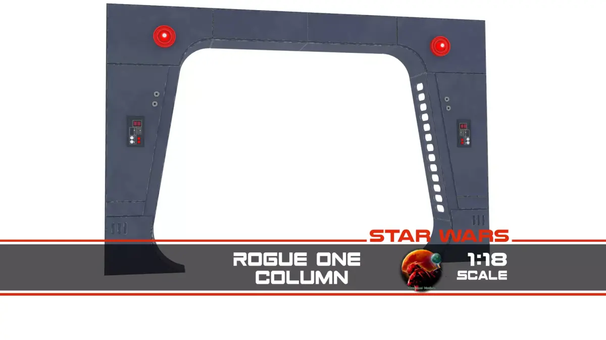 Rogue One Scarif Column 1-18 scale Kenner Hasbro 3D print model