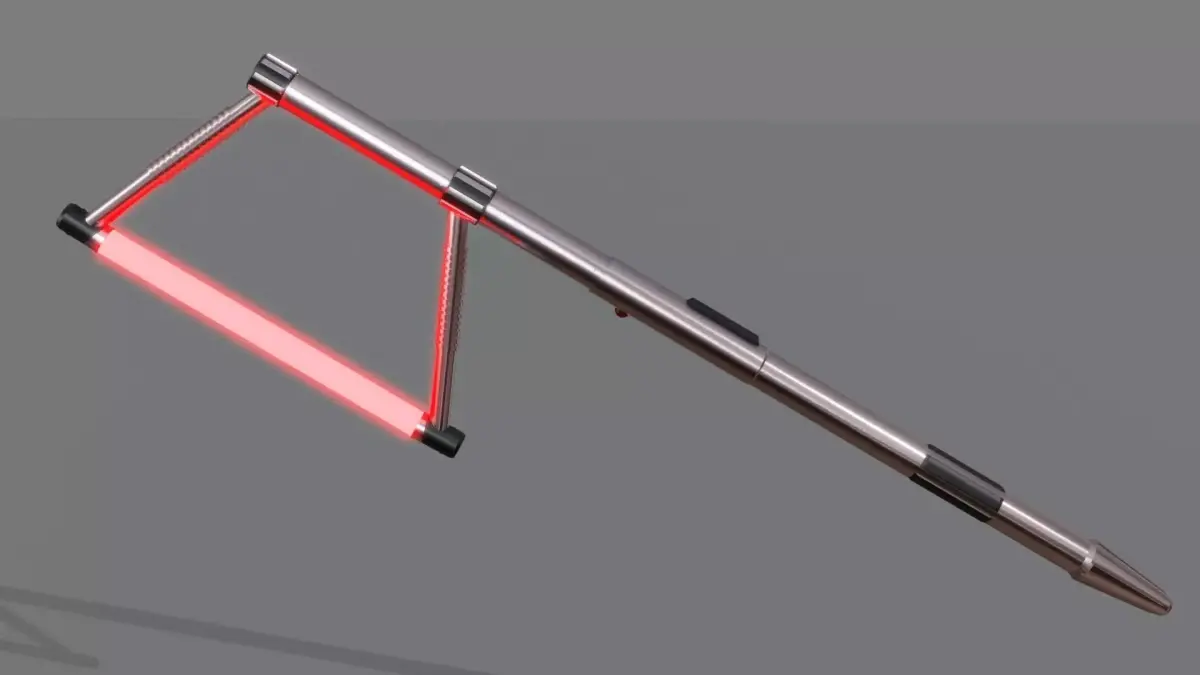 Star Wars Lightsaber-Axe Free low-poly 3D model