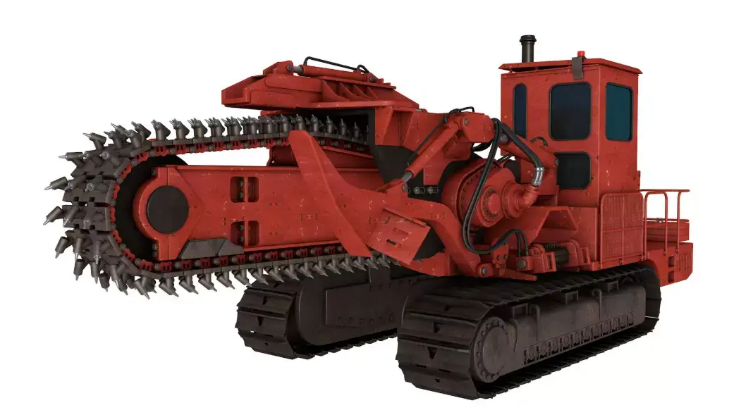 Trencher Machine 3D model