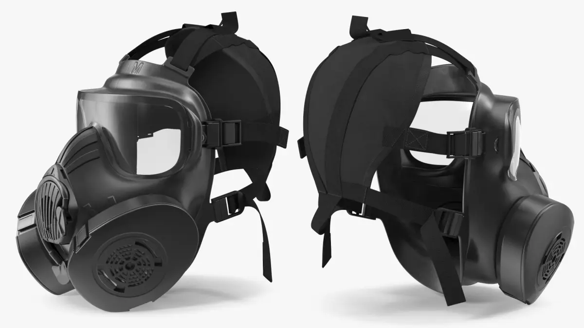 JSGPM M50 Full Face Gas Mask 3D model