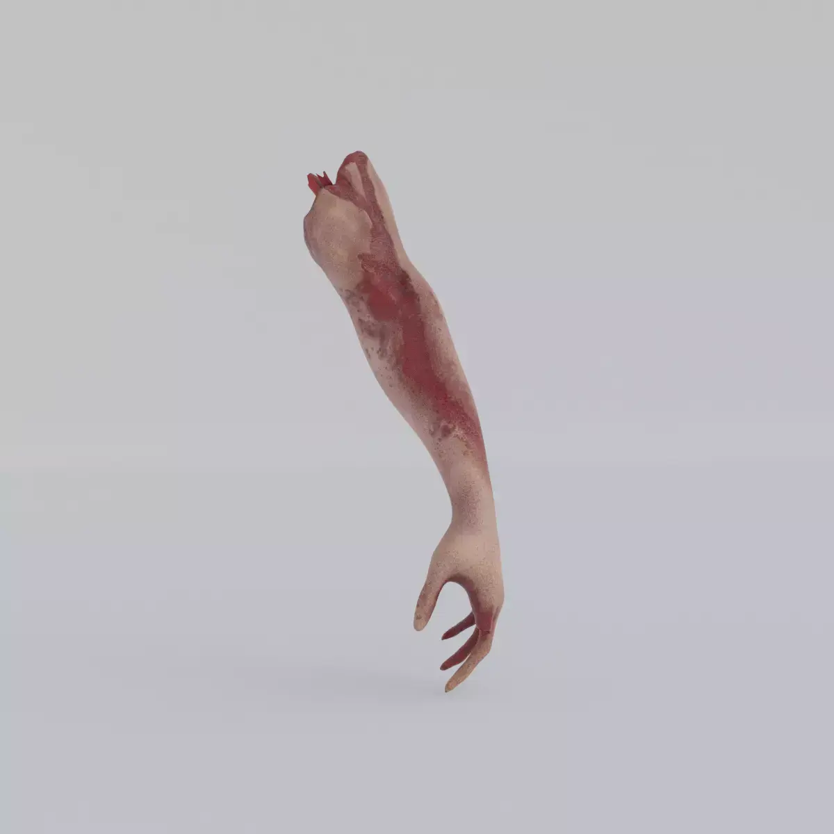 Accident hand Low-poly 3D model