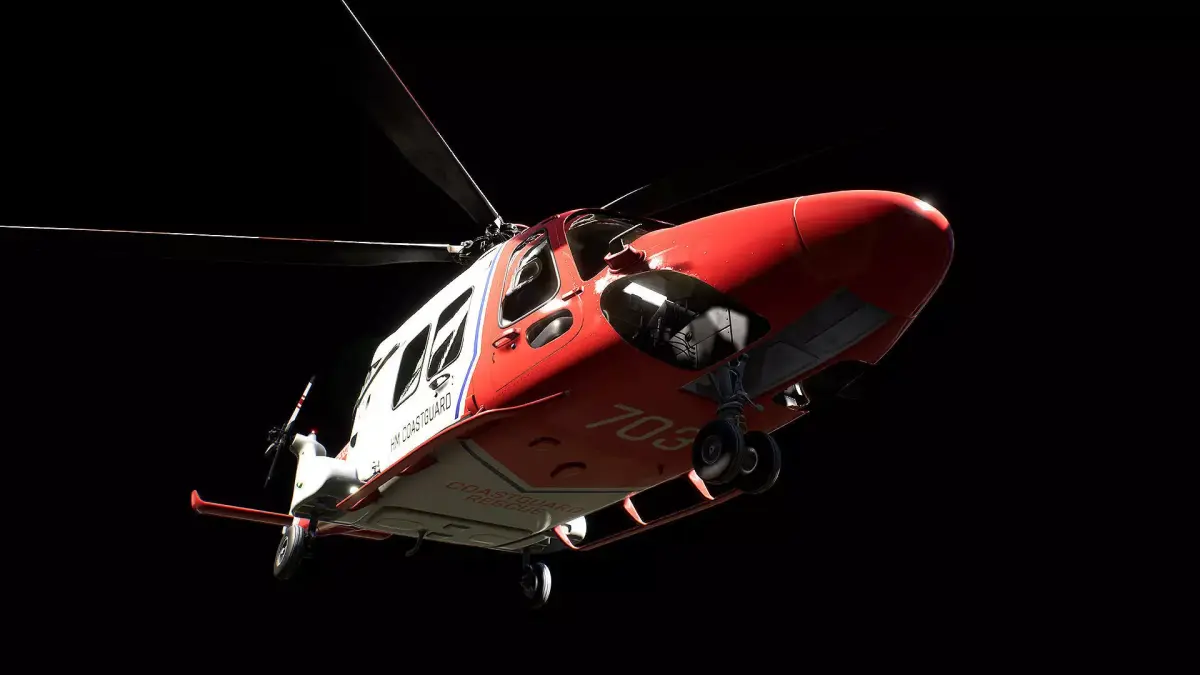 Helicopter AW169  Low-poly 3D model