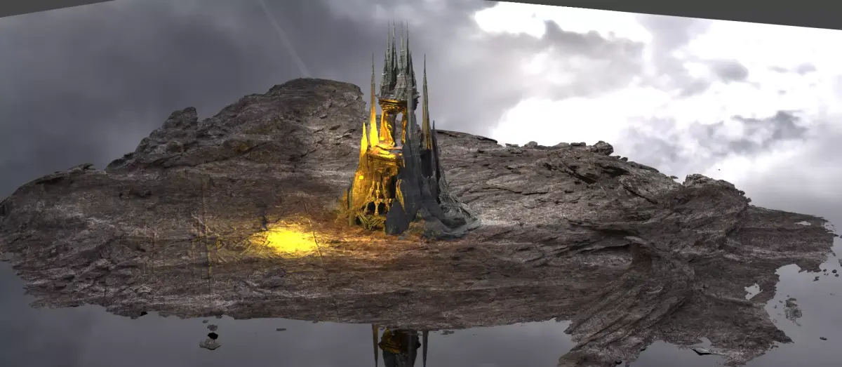 Dark Orthanc ground 1   3D model