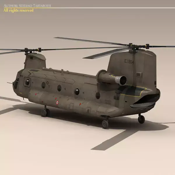 CH-47 Esercito Italiano 3D model