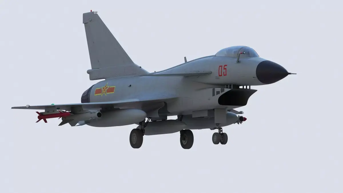 Chengdu J10 Fighter 3D model