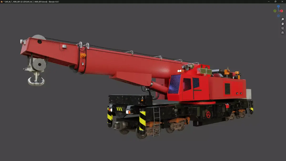 SAR Multi Tasker 1600 based 3d model 3D model