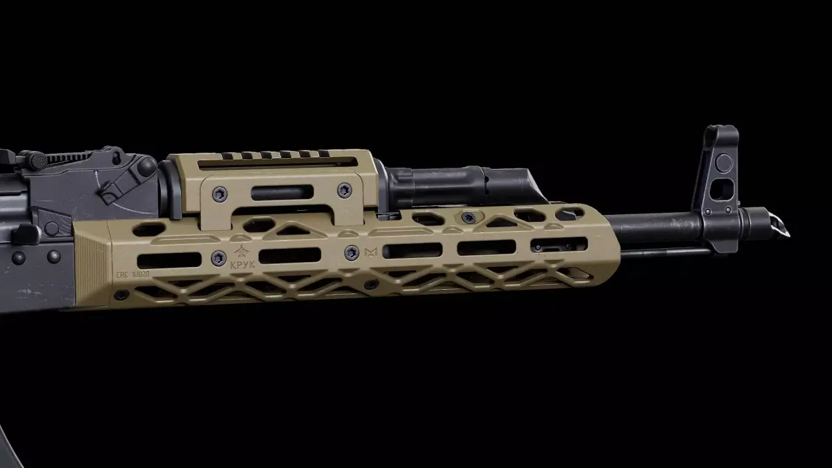 CRC 1U020 AK Medium Handguard Low-poly 3D model