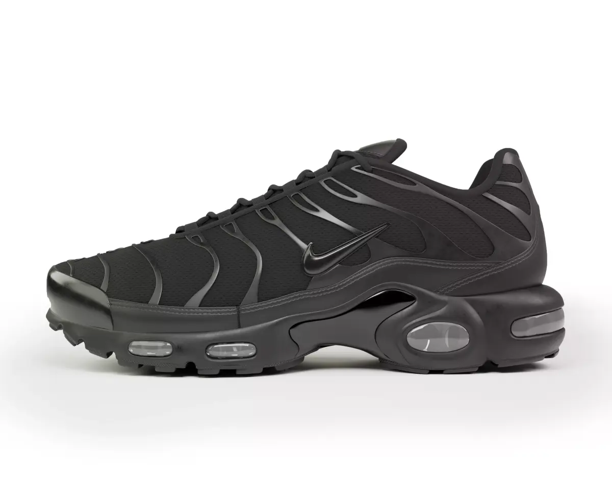 Nike Air Max Plus Black Shoe 3D model